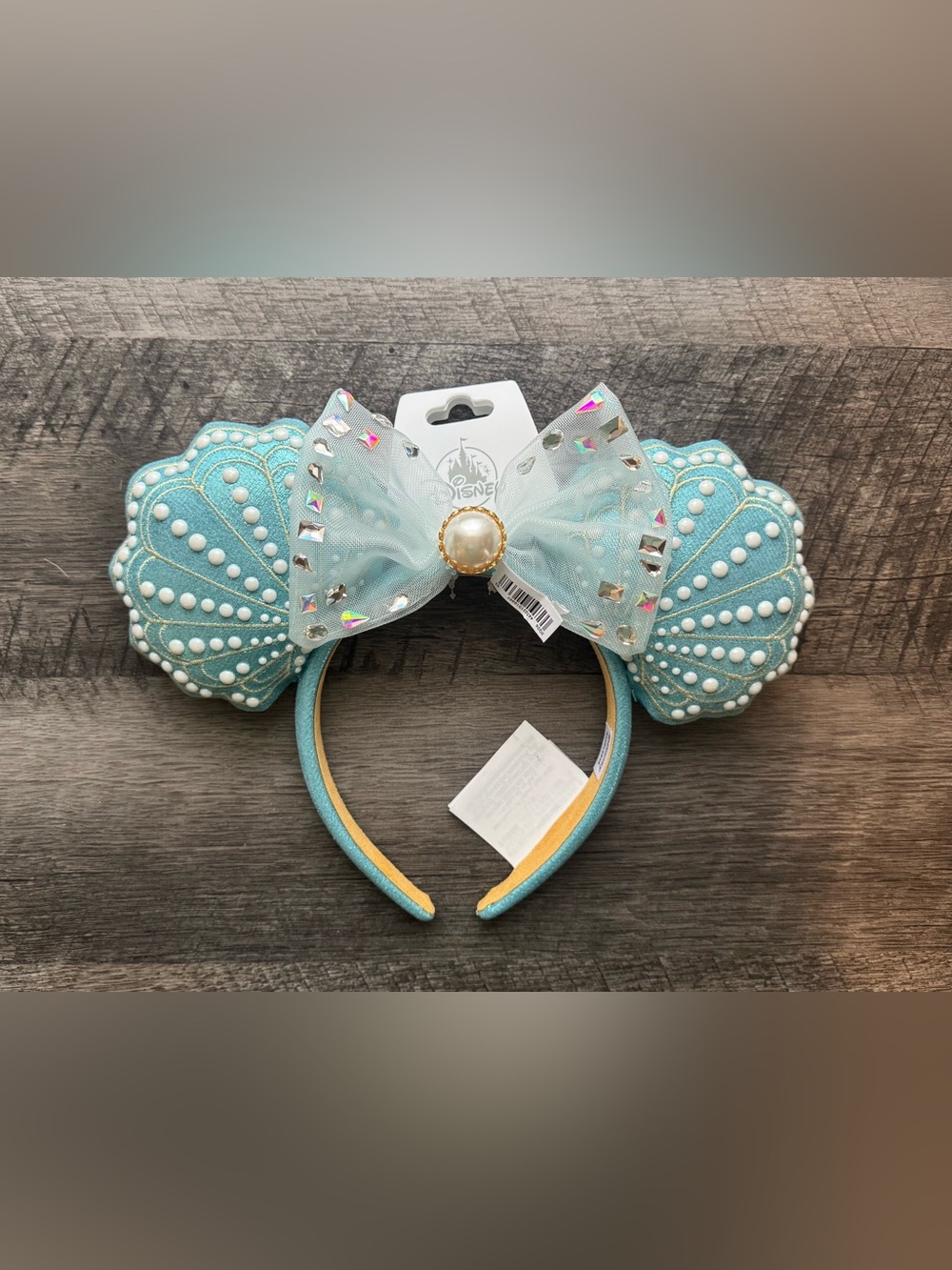 Disney x BaubleBar Limited Edition Seashell Minnie Mouse Ear Headband